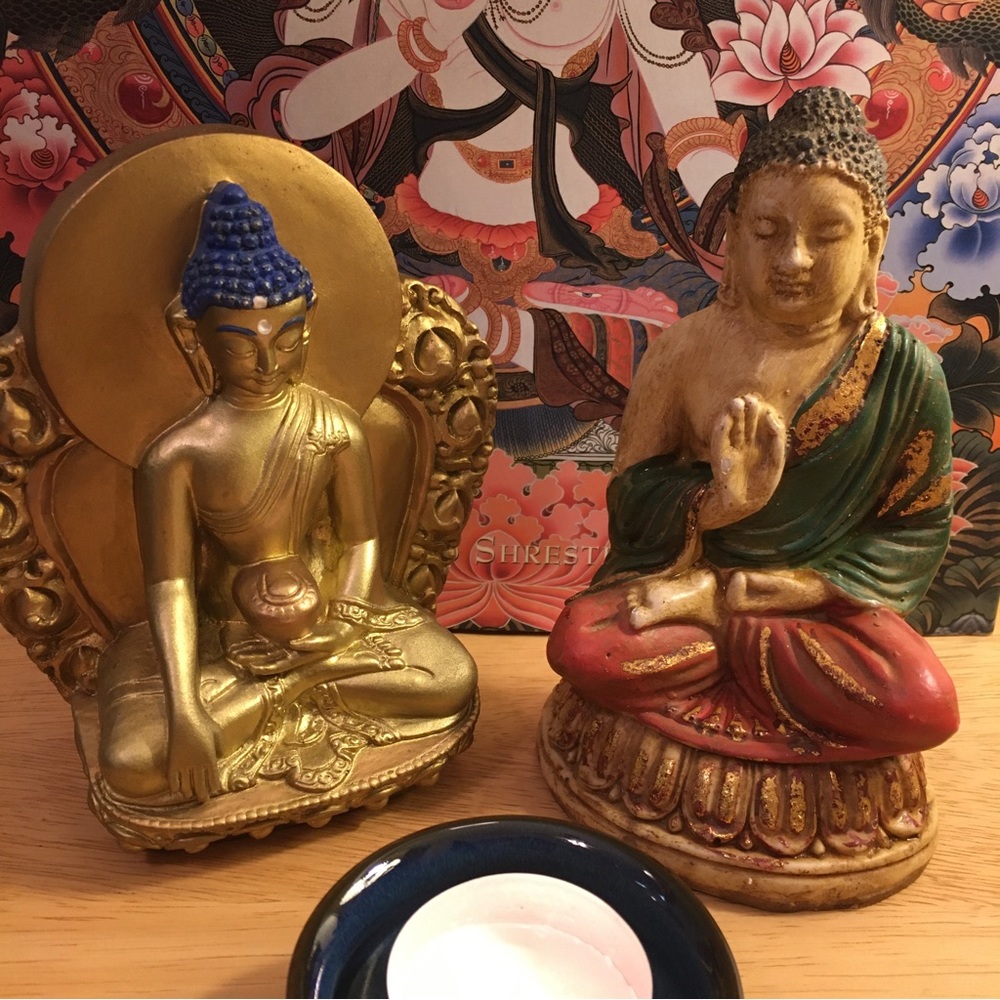 Two Buddha Statues
